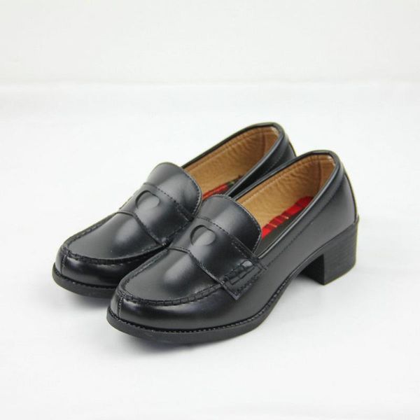 womens school student uniform soft leather low mid heel shoes cosplay loafer 3styles 2021ma1 dress, Black
womens school student uniform soft leather low mid heel shoes cosplay loafer 3styles 2021ma1 dress, Black