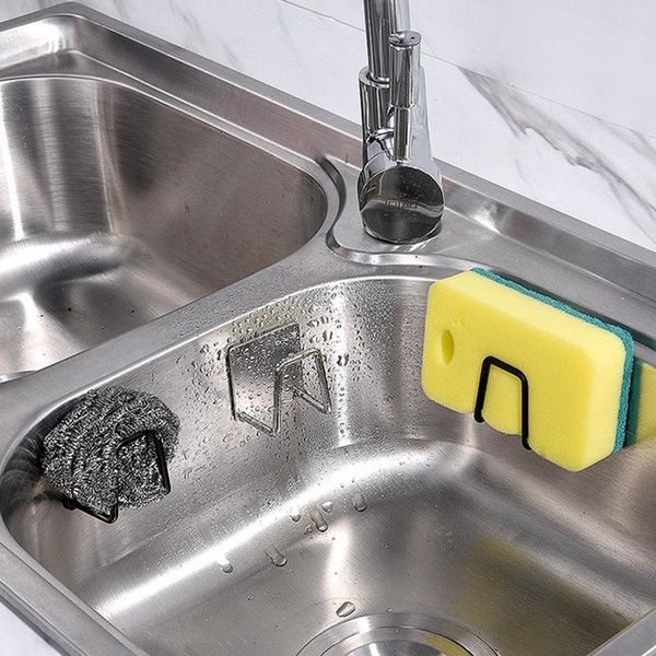 kitchen storage & organization steel sponges holder sink organizer multifunction sponge drain rack home tools
kitchen storage & organization steel sponges holder sink organizer multifunction sponge drain rack home tools