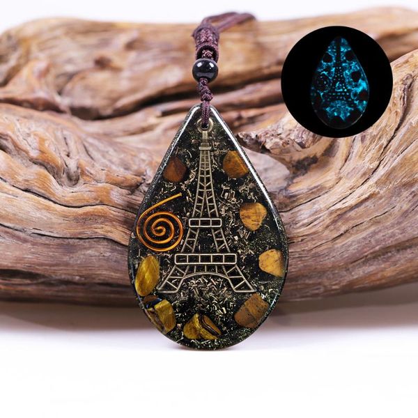 pendant necklaces luminous orgone eiffel tower necklace natural tiger eye orgon energizing absorbs negative healing jewelry, Silver
pendant necklaces luminous orgone eiffel tower necklace natural tiger eye orgon energizing absorbs negative healing jewelry, Silver