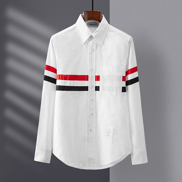 design clothing autumn winter new oxford spinning front back color bar men and women with fashion long sleeve leisure white shirt, White;black
design clothing autumn winter new oxford spinning front back color bar men and women with fashion long sleeve leisure white shirt, White;black
