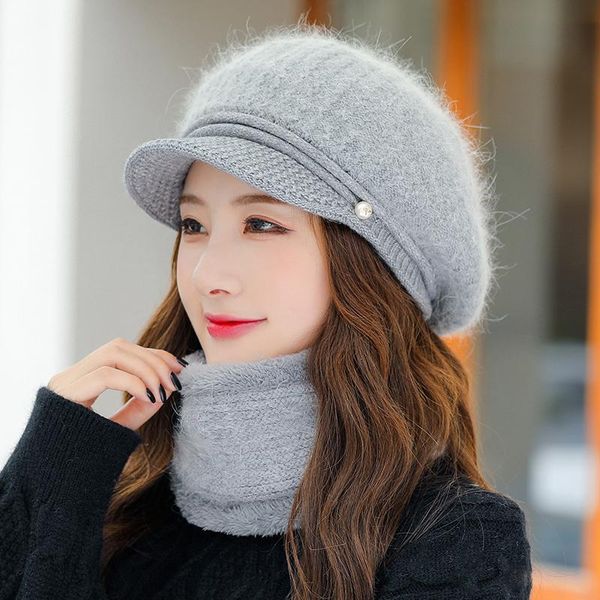 beanie/skull caps brand winter warm women beanies scarf set fur fashion beret hat girls plus velvet wool knitted skullies mom, Blue;gray
beanie/skull caps brand winter warm women beanies scarf set fur fashion beret hat girls plus velvet wool knitted skullies mom, Blue;gray