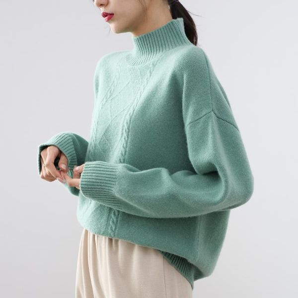 women's sweaters 2021 winter cashmere sweater solid color thick knit oversize turtleneck wool pullover warm comfortable, White;black
women's sweaters 2021 winter cashmere sweater solid color thick knit oversize turtleneck wool pullover warm comfortable, White;black