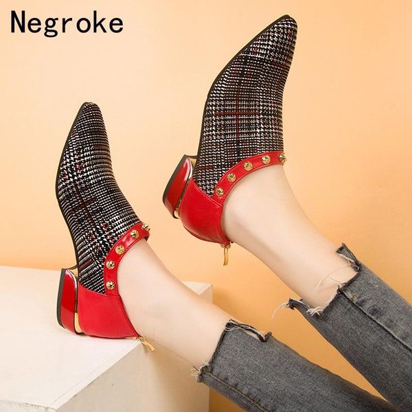 boots fashion summer autumn women cute striped plaid ankle ladies shallow chunky low heel shoes woman pumps booties, Black
boots fashion summer autumn women cute striped plaid ankle ladies shallow chunky low heel shoes woman pumps booties, Black