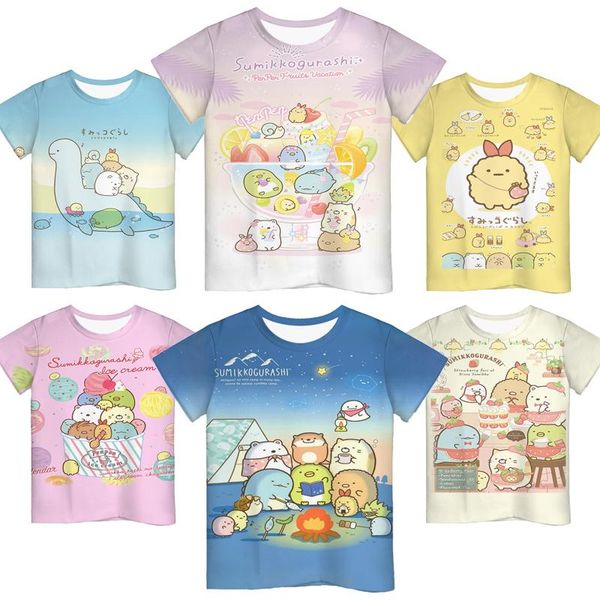 women's t-shirt children sumikko gurashi 3d print t shirts toddler tee camiseta boys girls teens t-shirts summer kids cartoon anime ts, White
women's t-shirt children sumikko gurashi 3d print t shirts toddler tee camiseta boys girls teens t-shirts summer kids cartoon anime ts, White