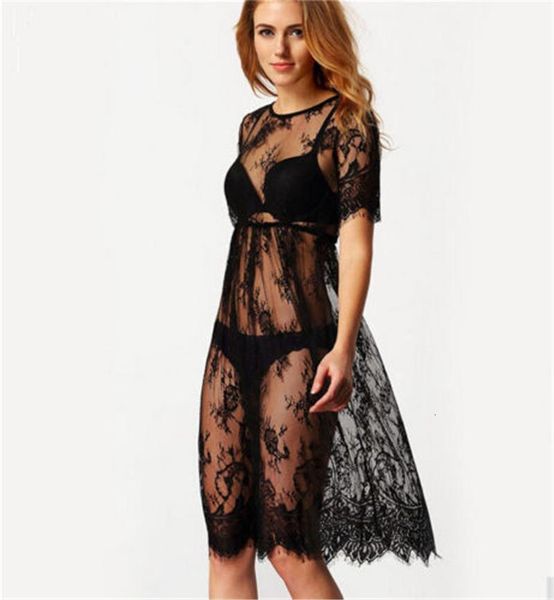 women's swimwear crochet dress bikini women beachwear lace summer swimsuit cover up qzl3, White;black
women's swimwear crochet dress bikini women beachwear lace summer swimsuit cover up qzl3, White;black