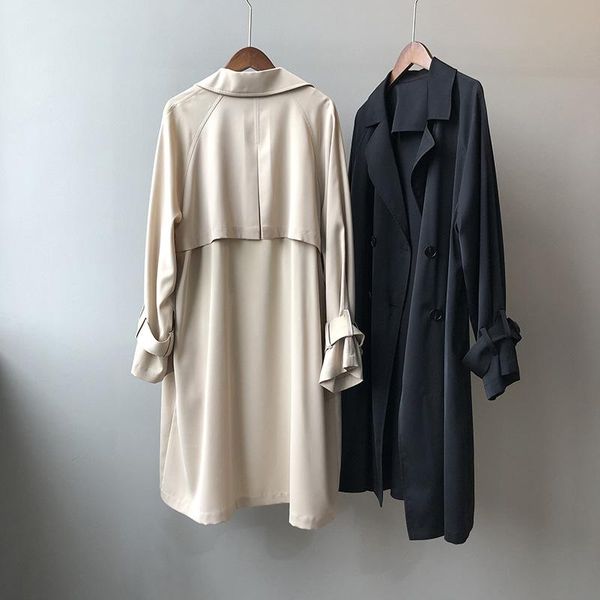 women's trench coats chohill spring and autumn long coat women single breasted slim thin korea style outwear, Tan;black
women's trench coats chohill spring and autumn long coat women single breasted slim thin korea style outwear, Tan;black