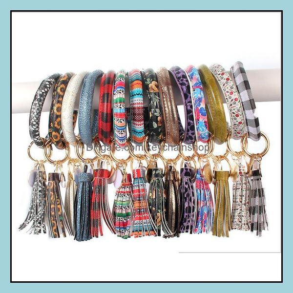 charm bracelets jewelry wristlet keychain bracelet with tassel 33 colors bangle round key ring leather holder sunflower leopard drop deliver, Golden;silver
charm bracelets jewelry wristlet keychain bracelet with tassel 33 colors bangle round key ring leather holder sunflower leopard drop deliver, Golden;silver