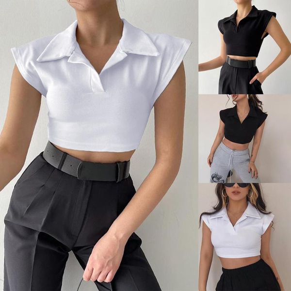 women's tanks & camis summer simplicity casual solid color tank sleeveless lapel v neck slim fit exposed navel crop, White
women's tanks & camis summer simplicity casual solid color tank sleeveless lapel v neck slim fit exposed navel crop, White
