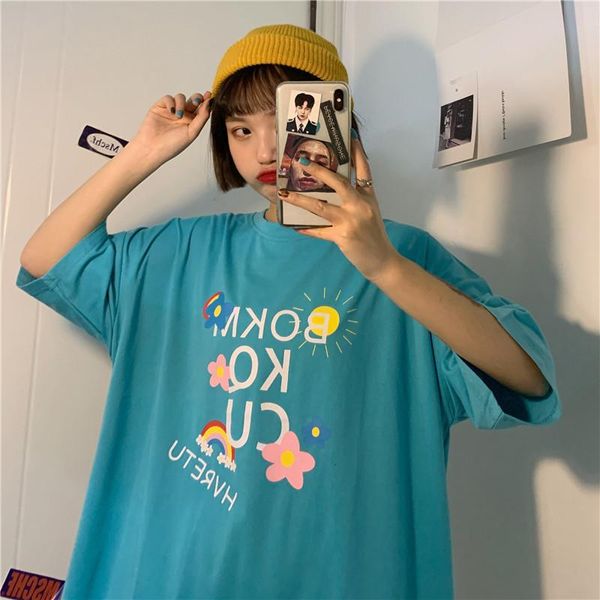 ladies short sleeve t-shirt 2021 summer korean trend loose student simple hong kong style three-quarter sleeves t2 women's, White
ladies short sleeve t-shirt 2021 summer korean trend loose student simple hong kong style three-quarter sleeves t2 women's, White