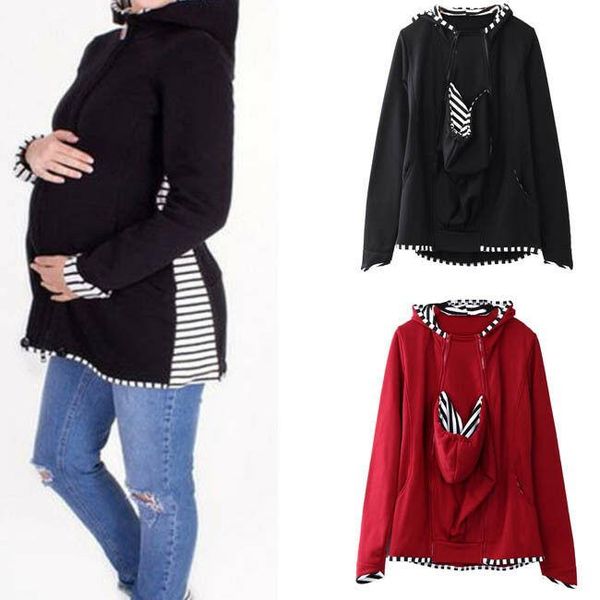 women's hoodies & sweatshirts winter warm mom sweatershirt baby carrier jacket kangaroo maternity outerwear coat pregnant women s-2xl, Black
women's hoodies & sweatshirts winter warm mom sweatershirt baby carrier jacket kangaroo maternity outerwear coat pregnant women s-2xl, Black