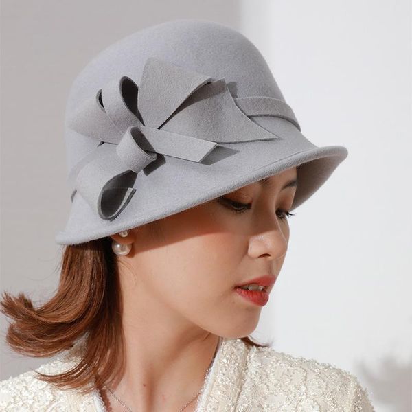 stingy brim hats winter for women elegant retro wool fedora hat irregular curl dome lady felt formal party black cap, Blue;gray
stingy brim hats winter for women elegant retro wool fedora hat irregular curl dome lady felt formal party black cap, Blue;gray