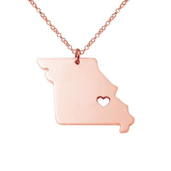 pendant necklaces missouri state necklace with heart hometown jewelry friend family gift long distance relationship, Silver
pendant necklaces missouri state necklace with heart hometown jewelry friend family gift long distance relationship, Silver