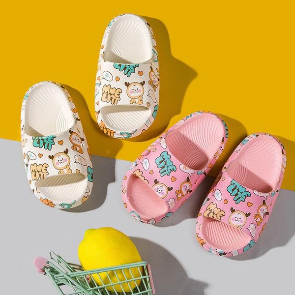 slipper children slippers summer cartoon soft eva non-slip indoor home shoes boys girls flip flops kids bathroom sandals, Black;grey
slipper children slippers summer cartoon soft eva non-slip indoor home shoes boys girls flip flops kids bathroom sandals, Black;grey
