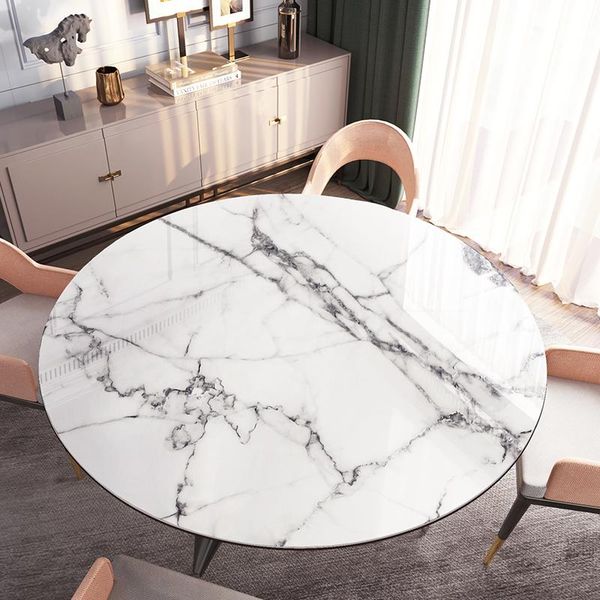 soft glass round table mat marbling oilproof waterproof tablecloth custom made wood decor protector cloth
soft glass round table mat marbling oilproof waterproof tablecloth custom made wood decor protector cloth
