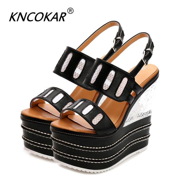 summer wedge with super high heel 16cm mesh shoes women's sandals thick bottom non-slip, Black
summer wedge with super high heel 16cm mesh shoes women's sandals thick bottom non-slip, Black