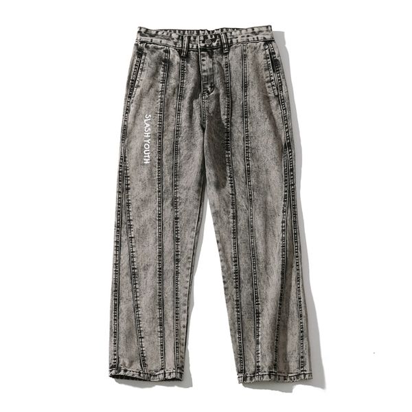 men's letter wahsed retro ripped jeans for men straight streetwear harajuku loose casual mens denim trousers hip hop zipper pants, Blue
men's letter wahsed retro ripped jeans for men straight streetwear harajuku loose casual mens denim trousers hip hop zipper pants, Blue