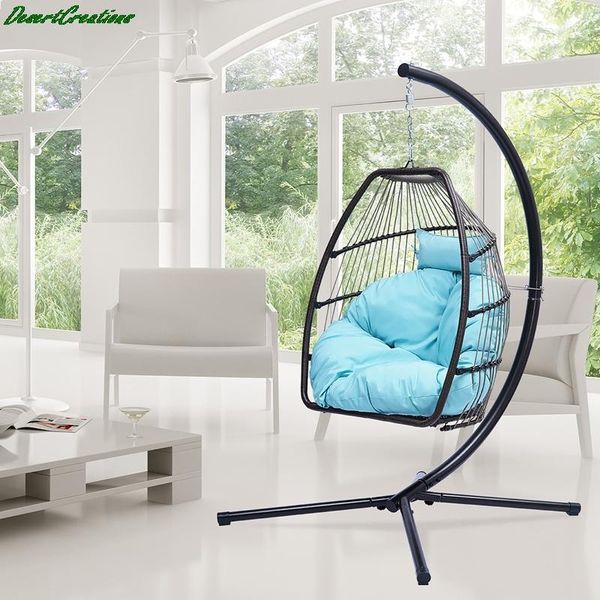 patio wicker folding hanging chair rattan swing hammock egg with c type bracket for indoor outdoor camp furniture
patio wicker folding hanging chair rattan swing hammock egg with c type bracket for indoor outdoor camp furniture