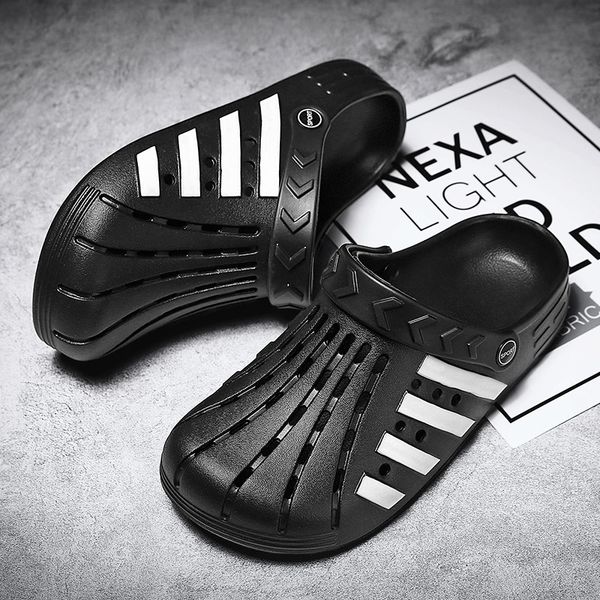 2021 summer new mens jelly shoes breathable and comfortable dual-use wear-resistant fashion mens sandals and slippers 39-45, Black
2021 summer new mens jelly shoes breathable and comfortable dual-use wear-resistant fashion mens sandals and slippers 39-45, Black