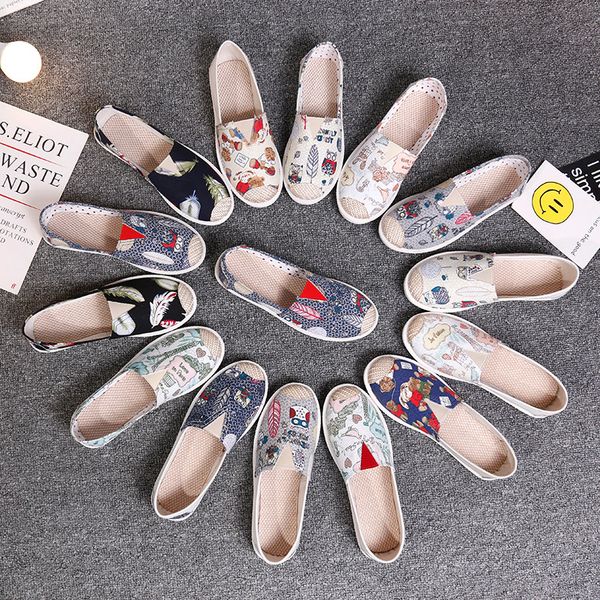 designer shoes summer women flat casual shoes ladies loafers owl canvas comfort platform shoes cotton women flat footwear lady l, Black
designer shoes summer women flat casual shoes ladies loafers owl canvas comfort platform shoes cotton women flat footwear lady l, Black