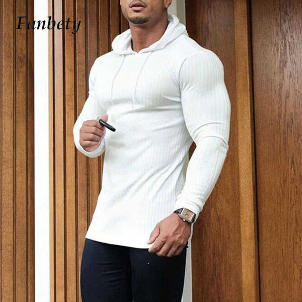 men's t-shirts male brand t-shirts spring long sleeve hooded drawsting solid ribbed fitness slim large size t shirt mens tees clothing, White;black
men's t-shirts male brand t-shirts spring long sleeve hooded drawsting solid ribbed fitness slim large size t shirt mens tees clothing, White;black