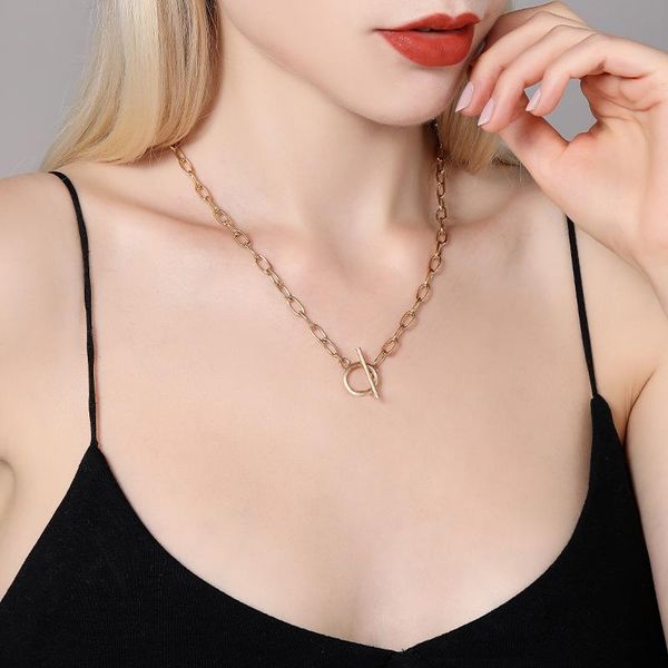 chains stainless steel necklaces charm chain for women lock pendant multilayer geometry necklace jewelry, Silver
chains stainless steel necklaces charm chain for women lock pendant multilayer geometry necklace jewelry, Silver