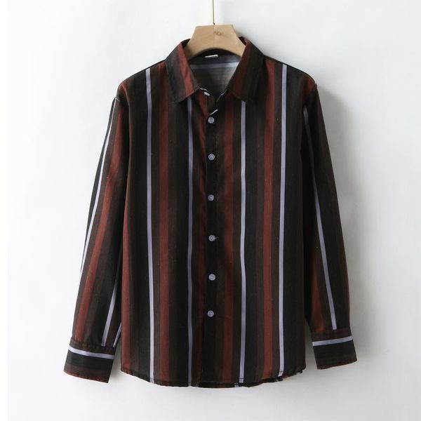 men's casual shirts telotuny autumn loose long sleeve blouse male multicolor striped printed cardigan lapel button, White;black
men's casual shirts telotuny autumn loose long sleeve blouse male multicolor striped printed cardigan lapel button, White;black