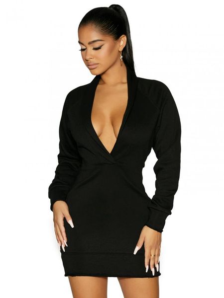casual dresses kgfigu for women 2021 fall clothing ladies long sleeve deep v-neck solid color dress elegant mini skrit, Black;gray
casual dresses kgfigu for women 2021 fall clothing ladies long sleeve deep v-neck solid color dress elegant mini skrit, Black;gray