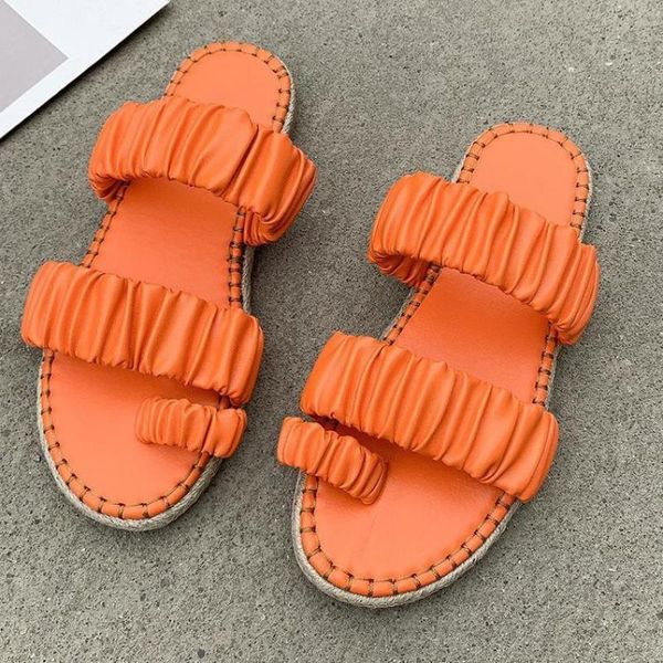slippers women pleated summer female solid flats casual open toe slides shoes ladies footwear big size 43 ytmtloy indoor sexy, Black
slippers women pleated summer female solid flats casual open toe slides shoes ladies footwear big size 43 ytmtloy indoor sexy, Black