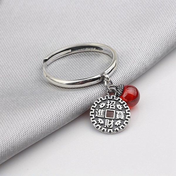 cluster rings silver ring female han edition thai restoring ancient ways pomegranate red coin openings, Golden;silver
cluster rings silver ring female han edition thai restoring ancient ways pomegranate red coin openings, Golden;silver