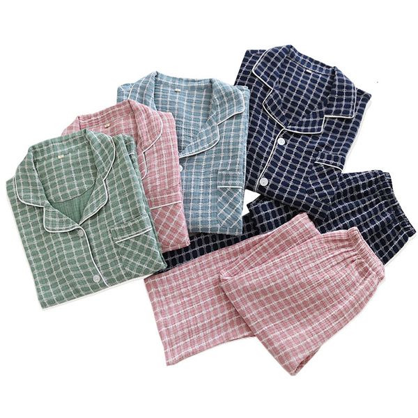 women's sleepwear fall winter new lovers simple style plaid turn-down collar pajama set men and women soft & comfort cotton casual, Black;red
women's sleepwear fall winter new lovers simple style plaid turn-down collar pajama set men and women soft & comfort cotton casual, Black;red