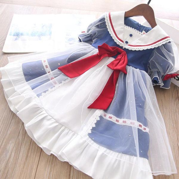girl's dresses wholeesale baby girls bow princess dress 2021 summer children, Red;yellow
girl's dresses wholeesale baby girls bow princess dress 2021 summer children, Red;yellow