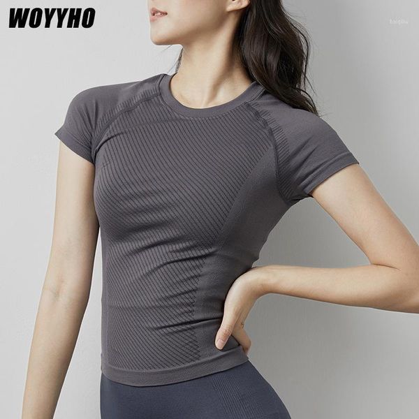 women quick dry yoga shirt,stretch slim outdoor sport exercises running t-shirt,seamless workout gym fitness short sleeve outfit
women quick dry yoga shirt,stretch slim outdoor sport exercises running t-shirt,seamless workout gym fitness short sleeve outfit