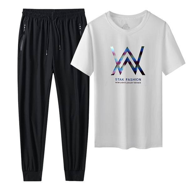 hoodies summer men's sets 2 piece ice silk t-shirts+pants sportswear short sleeve tracksuit men casual jogging sweat suits 5xl, Black
hoodies summer men's sets 2 piece ice silk t-shirts+pants sportswear short sleeve tracksuit men casual jogging sweat suits 5xl, Black