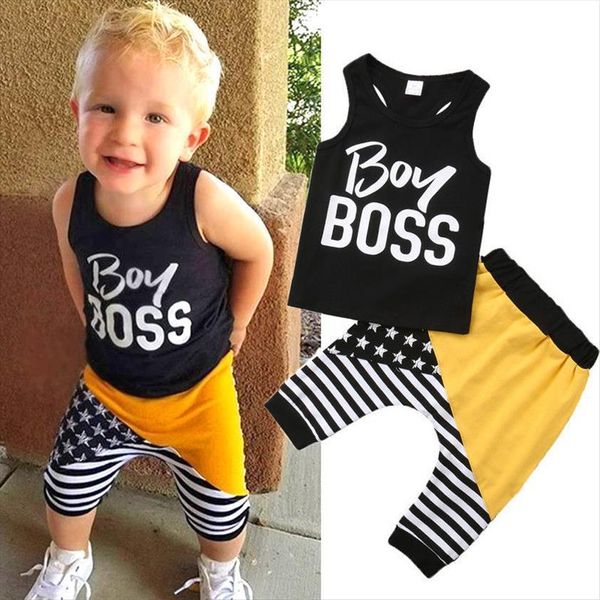 newborn infant baby boys summer casual clothes sets 2pcs sleeveless letter black vest striped patchwork harem pants 0 4y, White
newborn infant baby boys summer casual clothes sets 2pcs sleeveless letter black vest striped patchwork harem pants 0 4y, White
