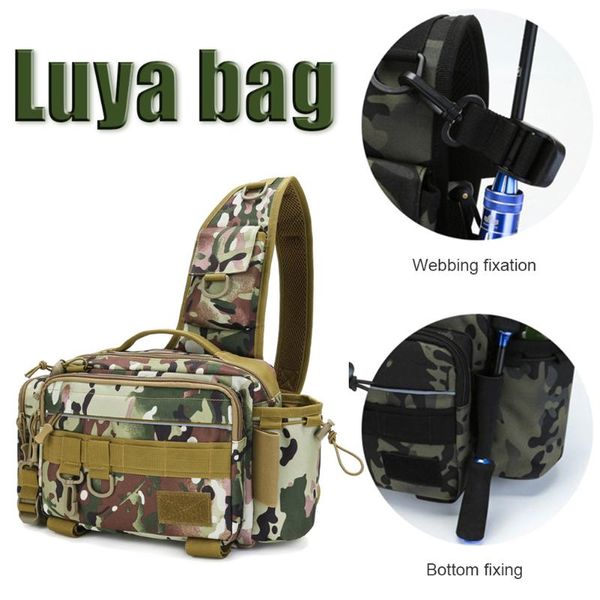fishing accessories large capacity tackle bags camouflage messenger fish lures waist pack outdoor backpack climbing
fishing accessories large capacity tackle bags camouflage messenger fish lures waist pack outdoor backpack climbing