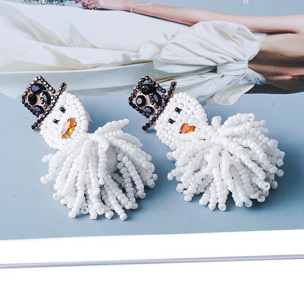 dangle & chandelier bohemia manual white seed beads christmas earrings drop snowman cute xmas earing for women jewelry gift, Silver
dangle & chandelier bohemia manual white seed beads christmas earrings drop snowman cute xmas earing for women jewelry gift, Silver