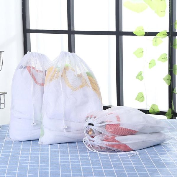 laundry bags 4 pcs mesh bag basket drawstring beam port underwear bra washing household clean organizer for clothes
laundry bags 4 pcs mesh bag basket drawstring beam port underwear bra washing household clean organizer for clothes