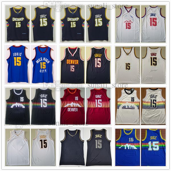 100% stitched 15 nikola basketball jerseys 2021-22 city navy jokic blue white black orange color men sports shirts embroidery edition, Black;red
100% stitched 15 nikola basketball jerseys 2021-22 city navy jokic blue white black orange color men sports shirts embroidery edition, Black;red