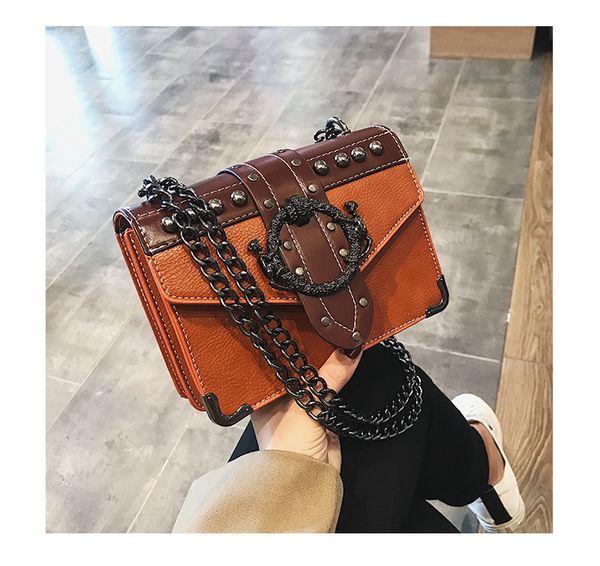 hbp european fashion female square bag 2021 new pu women's designer handbag rivet lock chain shoulder messenger bags
hbp european fashion female square bag 2021 new pu women's designer handbag rivet lock chain shoulder messenger bags