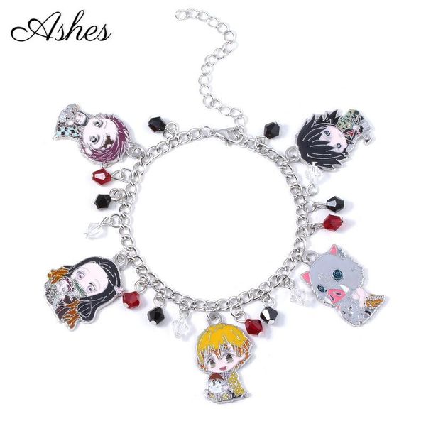 charm bracelets ashes creativity anime demon slayer hand catenary cosplay ghost blade bracelet kamado tanjirou fashion women men's gift, Golden;silver
charm bracelets ashes creativity anime demon slayer hand catenary cosplay ghost blade bracelet kamado tanjirou fashion women men's gift, Golden;silver