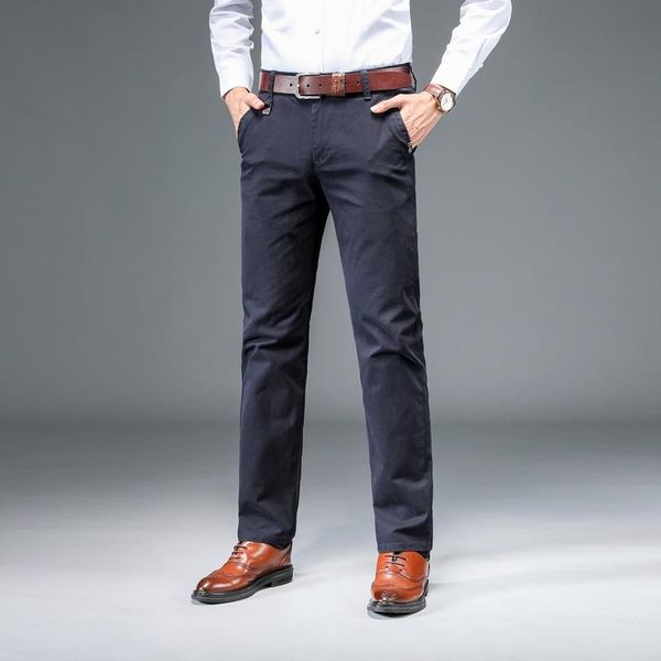 spring men's slim fit straight casual pants business fashion stretch trousers classic brand black blue
spring men's slim fit straight casual pants business fashion stretch trousers classic brand black blue