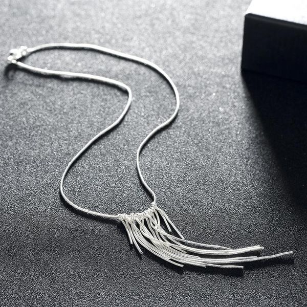 chains tassel white pendant necklaces for women men simple rope chain necklace anniversary fashion jewelry recommend, Silver
chains tassel white pendant necklaces for women men simple rope chain necklace anniversary fashion jewelry recommend, Silver