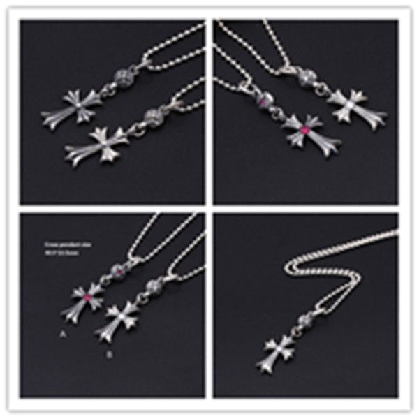 925 sterling silver cross necklace pendants with stones without chain american european punk style antique vintage luxury jewelry accessorie
925 sterling silver cross necklace pendants with stones without chain american european punk style antique vintage luxury jewelry accessorie
