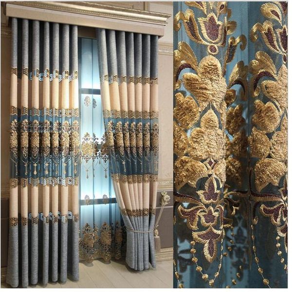 luxury european style curtains linen water-soluble embroidery for bedroom cloth hollow shade living room curtain & drapes
luxury european style curtains linen water-soluble embroidery for bedroom cloth hollow shade living room curtain & drapes