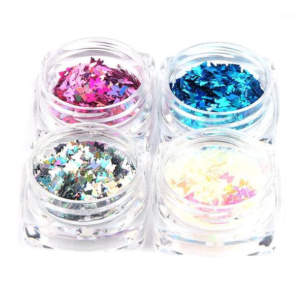 box/set holographic laser butterfly shape nails art decoration 3d silver pink sequins spangles polish accessories1, Silver;gold
box/set holographic laser butterfly shape nails art decoration 3d silver pink sequins spangles polish accessories1, Silver;gold