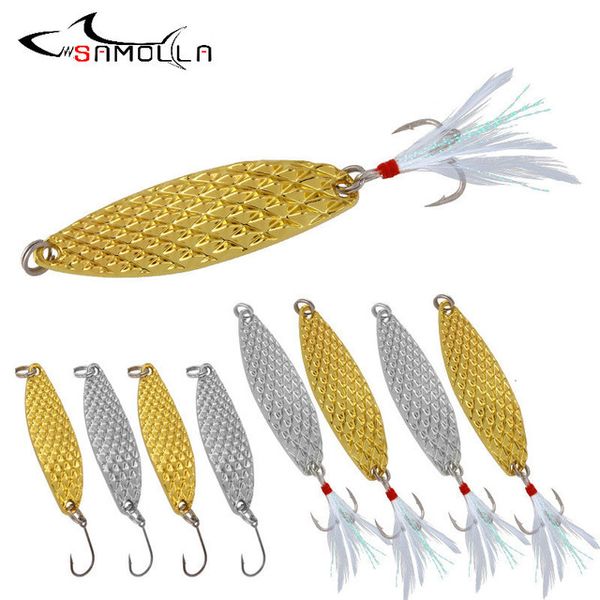 Cheap Lures Fishing Spoon For Pike Lures Weights 2.5-20g Bass Fishing Lure High Reflective Light High Quality Metal Spinner Isca Artificial
Cheap Lures Fishing Spoon For Pike Lures Weights 2.5-20g Bass Fishing Lure High Reflective Light High Quality Metal Spinner Isca Artificial