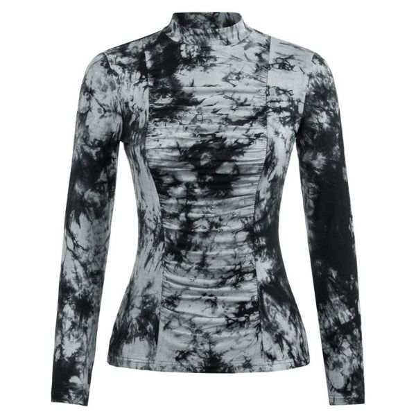 shirts women rayon tie dye shirt comfortable stretch slim fit long sleeve high neck ruched female lady blouse women's blouses &, White
shirts women rayon tie dye shirt comfortable stretch slim fit long sleeve high neck ruched female lady blouse women's blouses &, White