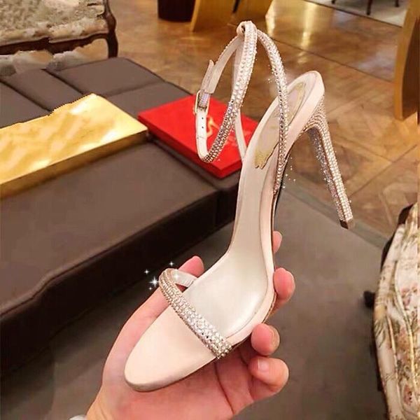 women rhinestone shoes ankle strap high heels wedding sandals fashion stiletto concise thin quality bride, Black
women rhinestone shoes ankle strap high heels wedding sandals fashion stiletto concise thin quality bride, Black
