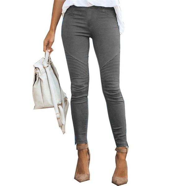 fashion stretch knee length skinny women jeans pleated vintage pencil pants locomotive high waist push up trousers mujer stretchy leggings, Blue
fashion stretch knee length skinny women jeans pleated vintage pencil pants locomotive high waist push up trousers mujer stretchy leggings, Blue
