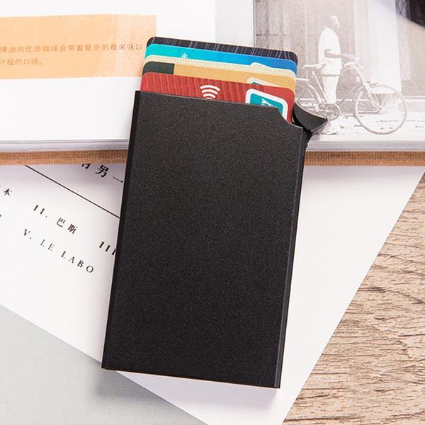 card holders bisi goro men and women rfid anti-theft holder thin id case automatically metal aluminum box bank, Brown;gray
card holders bisi goro men and women rfid anti-theft holder thin id case automatically metal aluminum box bank, Brown;gray